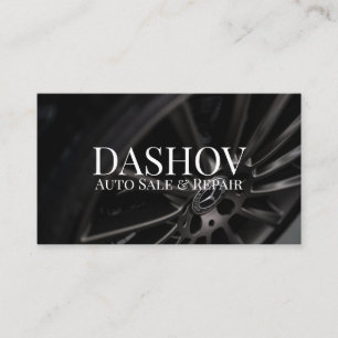 Modern Car Dealership Auto Sales Repair Shop Busin Business Card