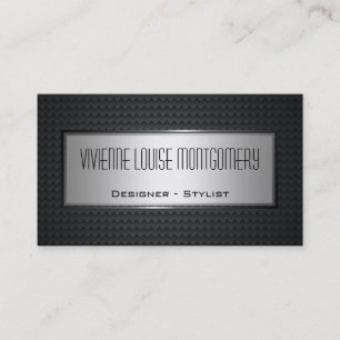 Modern Carbon Fibre Professional Business Card