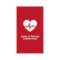 Modern cardiologist cardiology heart business card