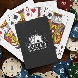 Modern Casino Bachelor Party Groomsmen Wedding Playing Cards<br><div class="desc">Modern Casino Bachelor Party Groomsmen Wedding Playing Cards</div>
