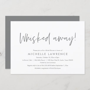 Modern Casual, fun and playful Bridal Shower Party Invitation