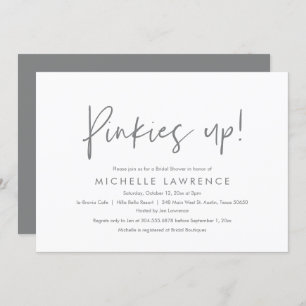 Modern Casual, fun and playful Bridal Shower Party Invitation