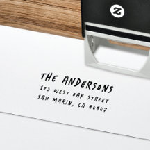 Modern Casual Fun Handwriting Return Address