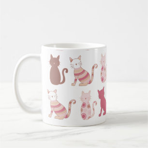 modern cat mug