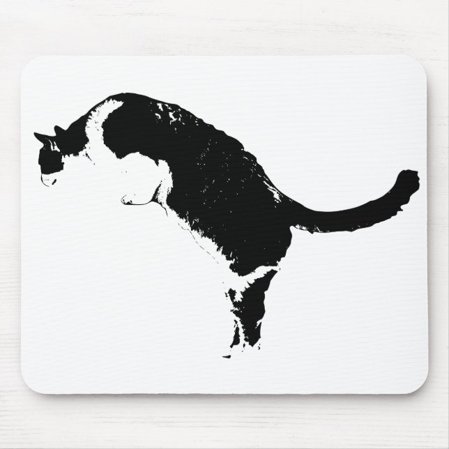 Modern Cat Pad Mouse Mat (Front)