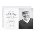 Modern Celebration of Life Memorial Funeral Photo