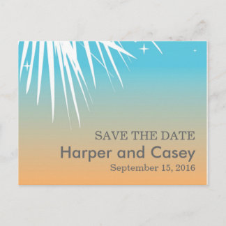 Modern Celebration Save the Date Postcard