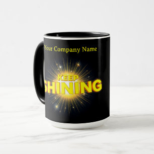 Modern Celestial Keep Shining Starry Mug