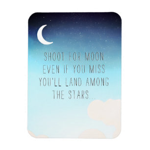 Modern Celestial Magnet: Shoot for the Moon Magnet
