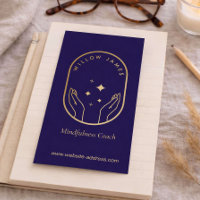 Modern Celestial Mindfulness Life Coach Deep Blue