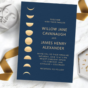 Modern Celestial Wedding Invitation