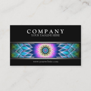Modern Centre Point Business Card