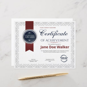 Modern Certificate of Achievement