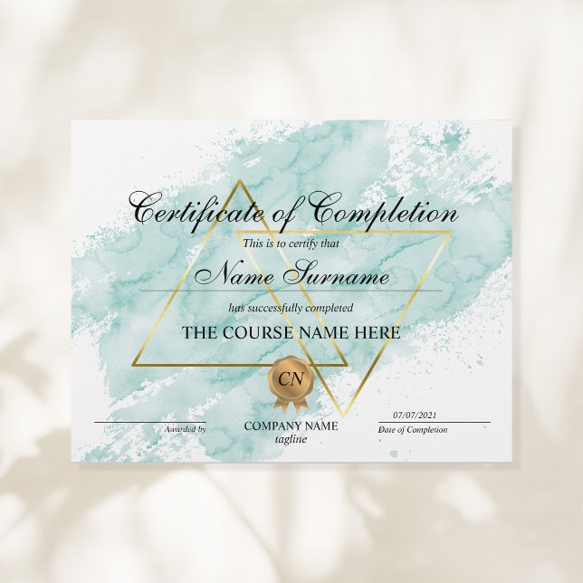 Modern Certificate of Completion Award Course  (Creator Uploaded)