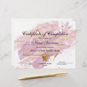 Modern Certificate of Completion Award Course 