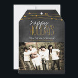Modern Chalkboard Christmas Photo Cards<br><div class="desc">Modern Chalkboard Christmas Photo Cards created by Colourful Designs. Copyright 2014</div>