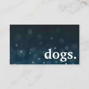 Modern chalkboard dogs. loyalty punch card