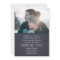 Modern Chalkboard Photo Wedding Invitation