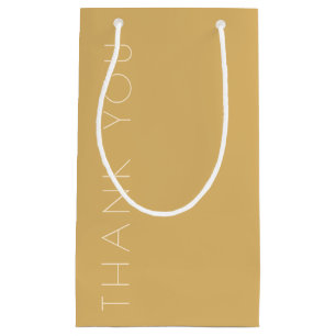 Modern Champagne Tonal Small Gift Bag