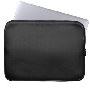 Modern Charcoal Black Customisable 13 Inch Laptop Sleeve