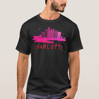 Modern Charlotte Cityscape -Charlotte North T-Shirt
