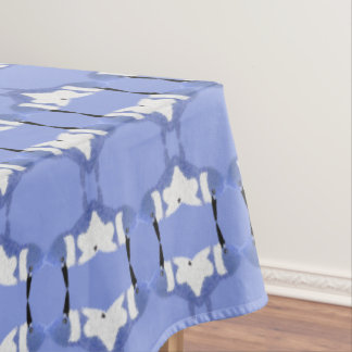 Modern charming belted kingfisher tablecloth