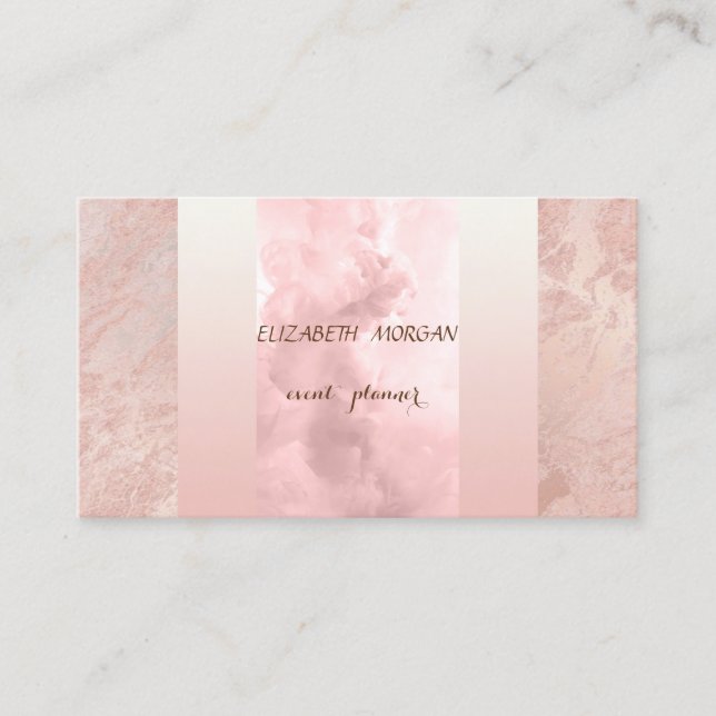 Modern Charming Elegant Business Card (Front)