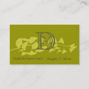 Modern Charming Elegant Nature Branch Business Card