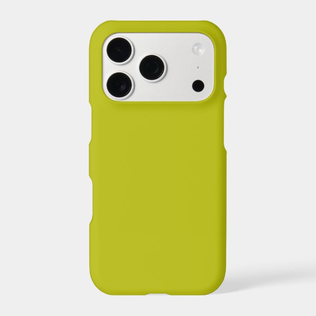 Modern Chartreuse Green Solid Plain Colour (Back)