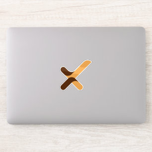 Modern Check mark Letter X Monogram