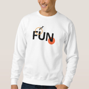Modern, cheerful, lively, cool, trendy design Fun Sweatshirt