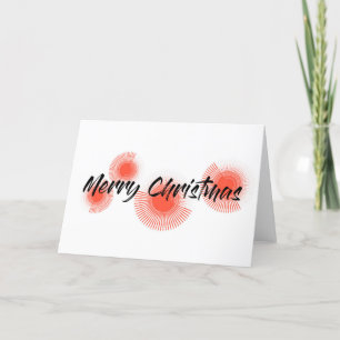 Modern, cheerful, playful design "Merry Christmas" Holiday Card