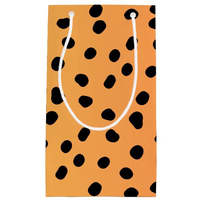 Modern Cheetah Print  Small Gift Bag (Front)