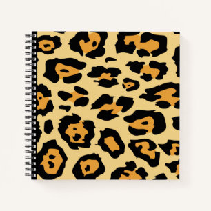 Modern Cheetah Spots Pattern Notebook