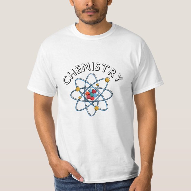 "Modern Chemist T-Shirt Design" (Front)