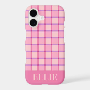 Modern Chequered Pink Purple Custom