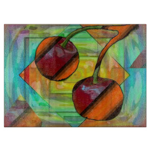 Modern Cherries Cutting Board