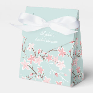 Modern Cherry Blossom Bridal Shower  Favour Box
