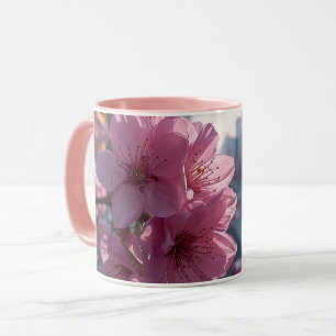 Modern Cherry Blossoms Mug