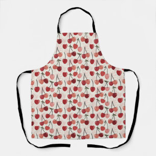 Modern Cherry Pattern Apron