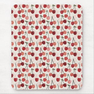 Modern Cherry Pattern Mouse Mat