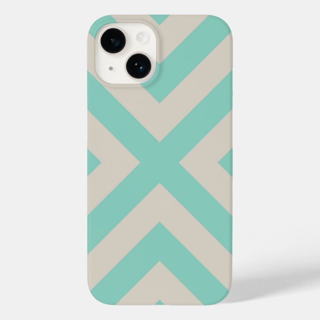 Modern Chevron Stripe Case-Mate iPhone Case (Back)