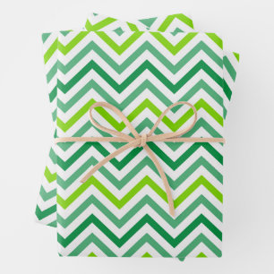 Modern Chevron Zigzag Seamless Pattern Wrapping Paper Sheet