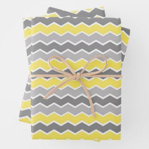 Modern Chevron Zigzag Seamless Pattern Wrapping Paper Sheet