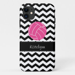 Modern Chevron Zigzag Volleyball iPhone 5 Case