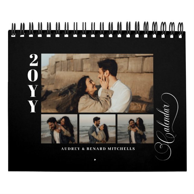 Modern Chic 4 Photo Collage 53 photos  Calendar (Cover)