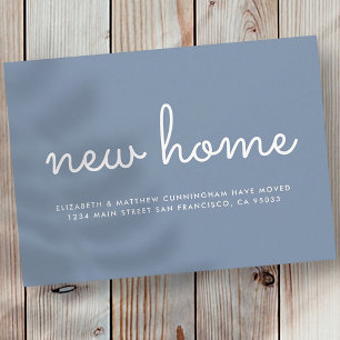 Modern Chic and Fun New Home Announcement Card