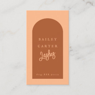 Modern Chic Arch Lashes Business Card