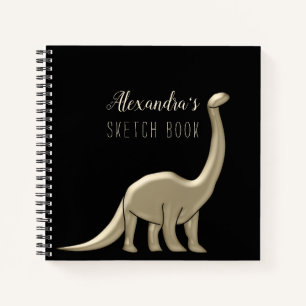 Modern Chic Black Sketch Book