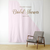Modern Chic Blush Pink Gold Script Personalised